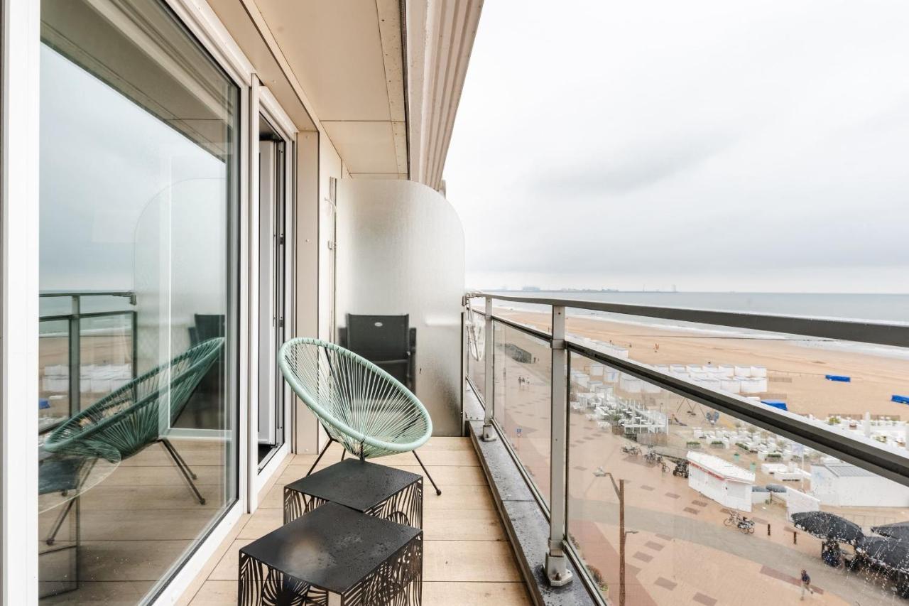 Luxueuze Suite Met Frontaal Zeezicht Knokke-Heist Luaran gambar