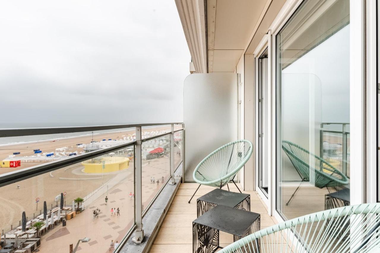 Luxueuze Suite Met Frontaal Zeezicht Knokke-Heist Luaran gambar