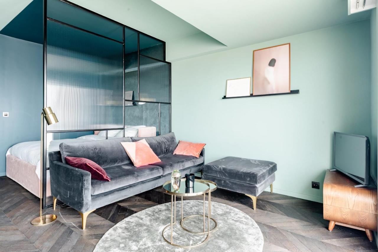 Luxueuze Suite Met Frontaal Zeezicht Knokke-Heist Luaran gambar
