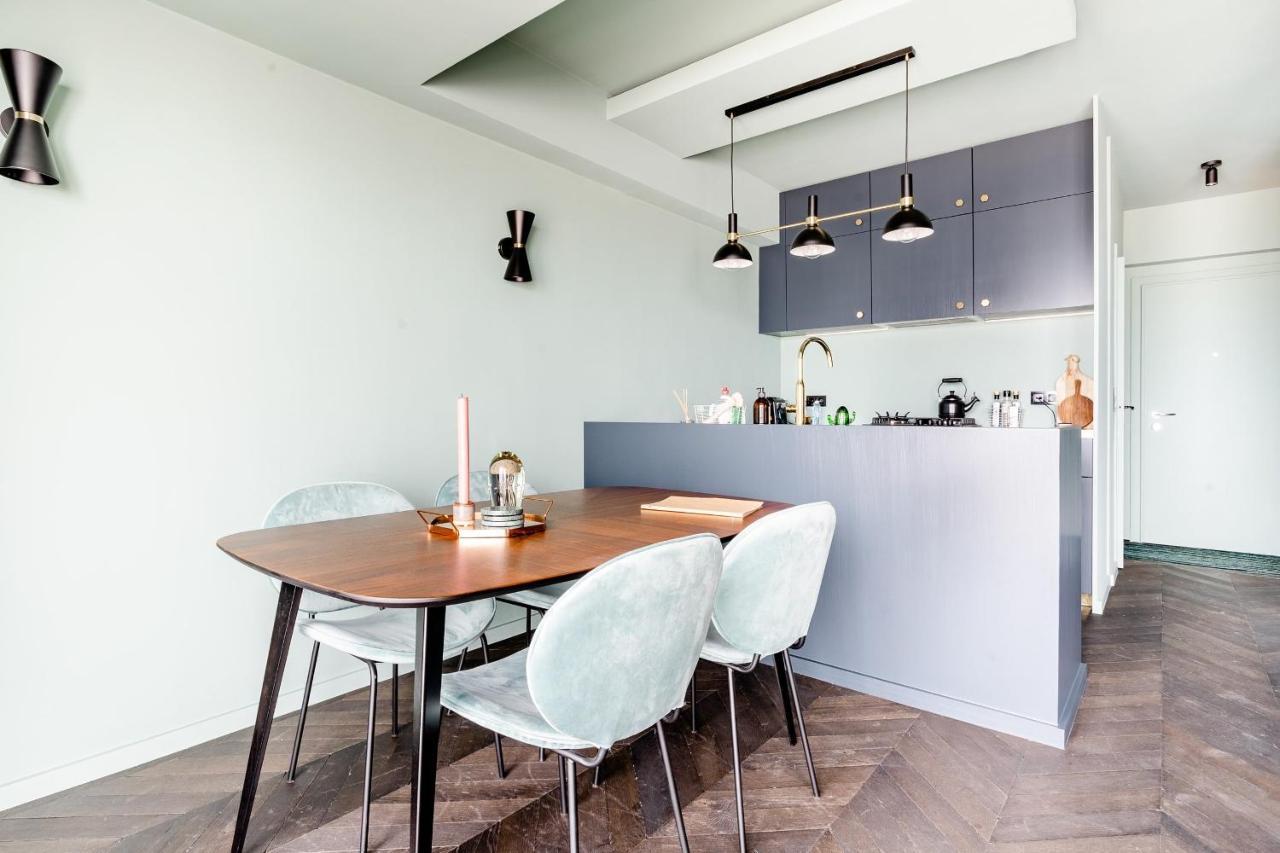 Luxueuze Suite Met Frontaal Zeezicht Knokke-Heist Luaran gambar