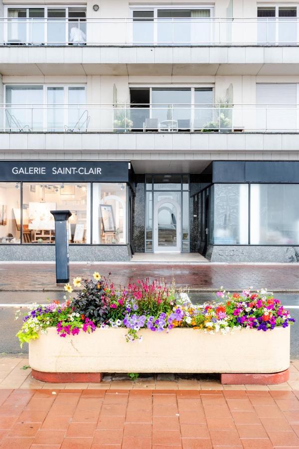 Luxueuze Suite Met Frontaal Zeezicht Knokke-Heist Luaran gambar