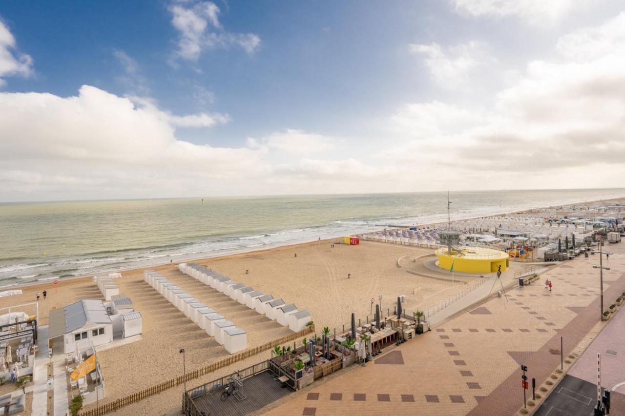 Luxueuze Suite Met Frontaal Zeezicht Knokke-Heist Luaran gambar