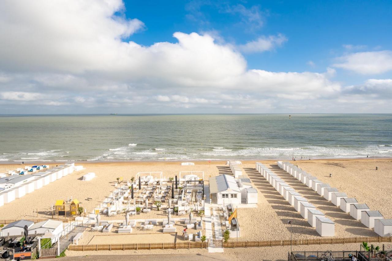Luxueuze Suite Met Frontaal Zeezicht Knokke-Heist Luaran gambar